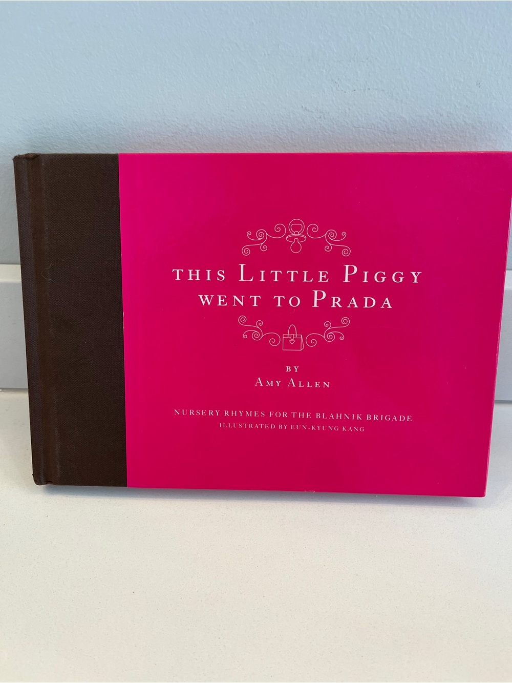 This Little Piggy Went to Prada by Amy Allen - Hot Pink Hardcover Book